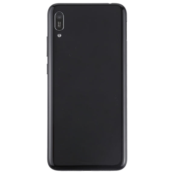 Battery Back Cover with Camera Lens & Side Keys for Huawei Enjoy 9e(Black)