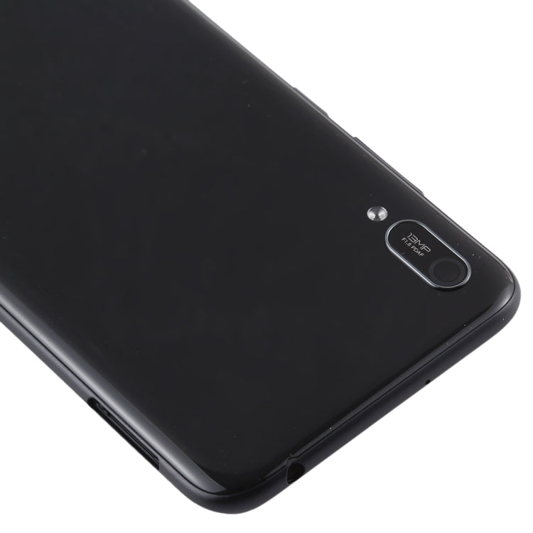 Battery Back Cover with Camera Lens & Side Keys for Huawei Enjoy 9e(Black)