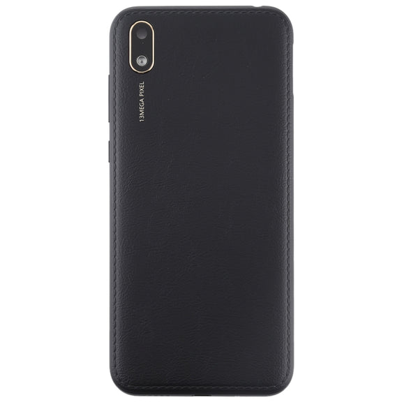 Battery Back Cover with Camera Lens & Side Keys for Huawei Y5 (2019)(Black)