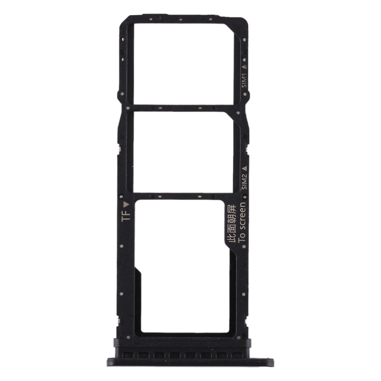 SIM Card Tray + SIM Card Tray + Micro SD Card Tray for Huawei Honor Play 3 (Black)