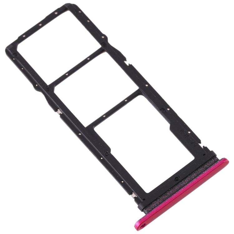 SIM Card Tray + SIM Card Tray + Micro SD Card Tray for Huawei Honor Play 3 (Red)