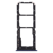 For Vivo U3x / U10 SIM Card Tray + SIM Card Tray + Micro SD Card Tray (Blue)
