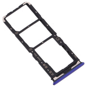 For Vivo  Y7s SIM Card Tray + SIM Card Tray + Micro SD Card Tray (Purple)