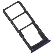 For Vivo  Y7s SIM Card Tray + SIM Card Tray + Micro SD Card Tray (Purple)
