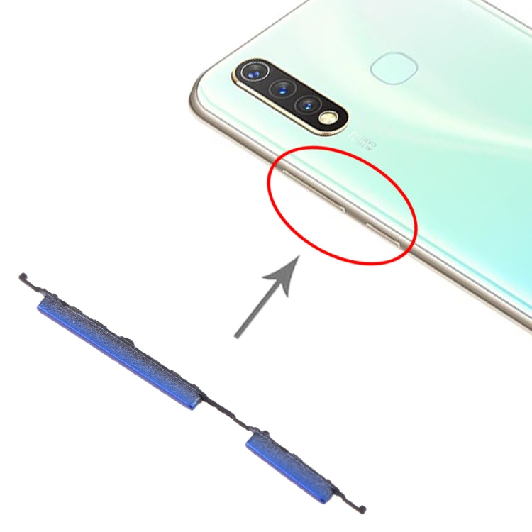 For vivo Y5s Side Keys (Blue)