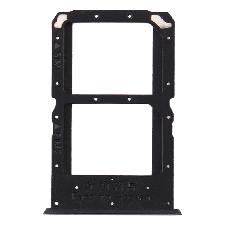 For OPPO Reno Z SIM Card Tray + SIM Card Tray (Black)
