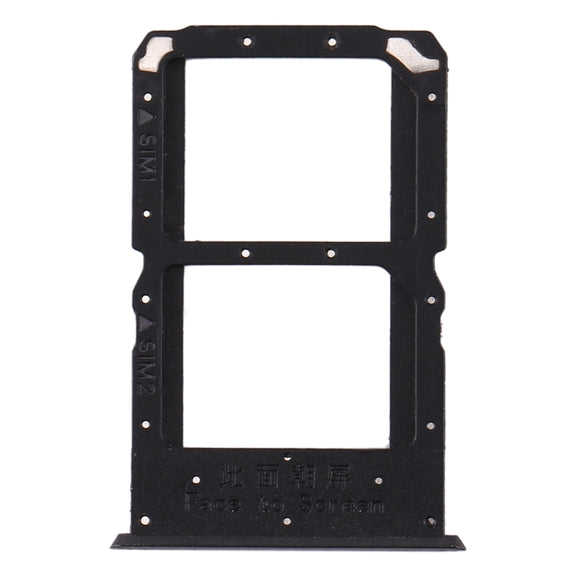 For OPPO Reno Z SIM Card Tray + SIM Card Tray (Black)