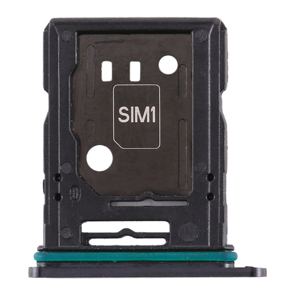 For OPPO Reno 10x zoom SIM Card Tray + SIM Card Tray / Micro SD Card Tray (Black)