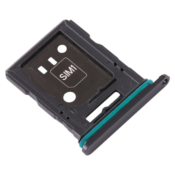 For OPPO Reno 10x zoom SIM Card Tray + SIM Card Tray / Micro SD Card Tray (Black)