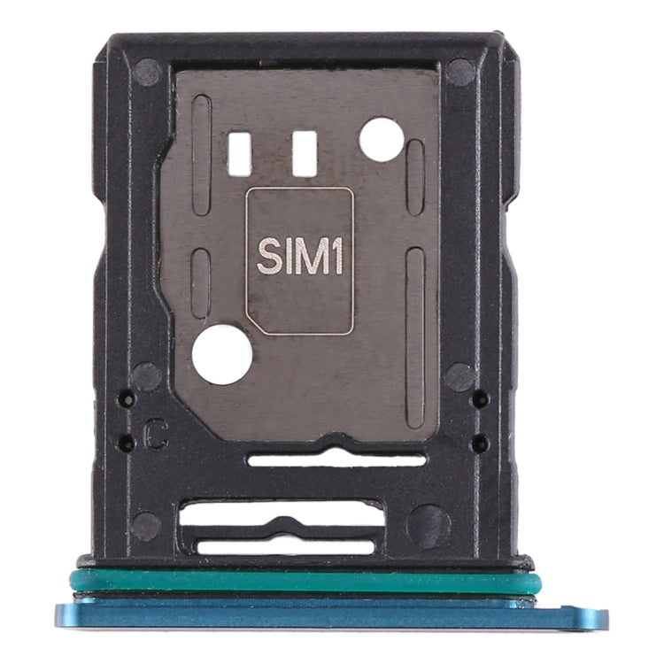 For OPPO Reno 10x zoom SIM Card Tray + SIM Card Tray / Micro SD Card Tray (Blue)