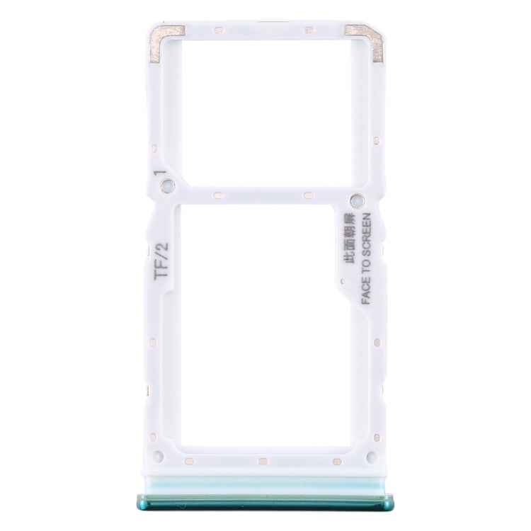 SIM Card Tray + SIM Card Tray / Micro SD Card Tray for Xiaomi Redmi Note 8 Pro (Green)