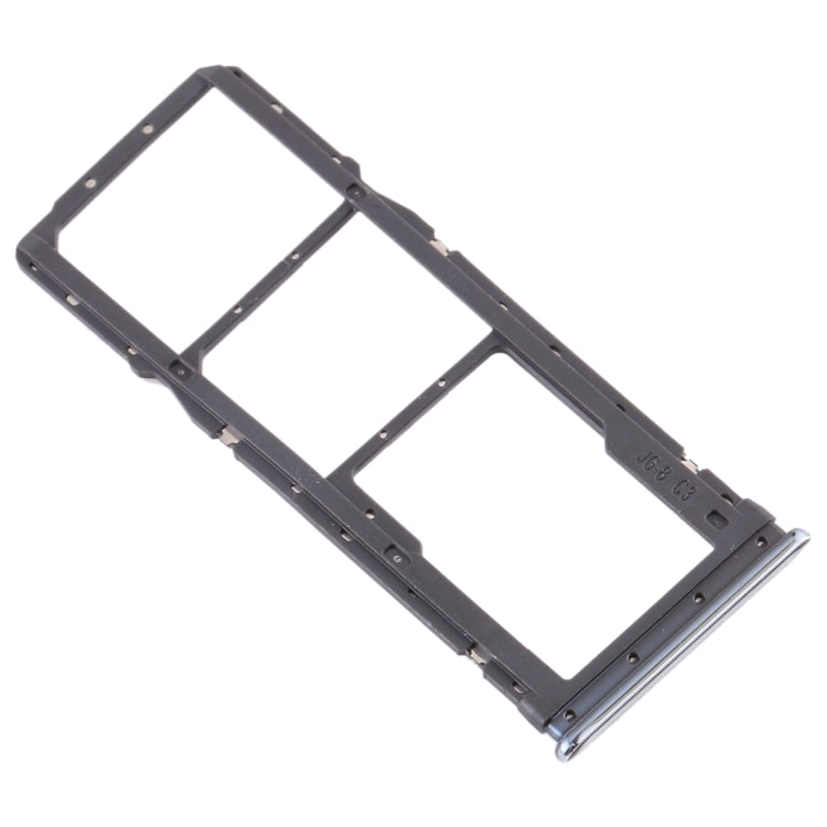 SIM Card Tray + SIM Card Tray + Micro SD Card Tray for Xiaomi Redmi Note 8 (Silver)