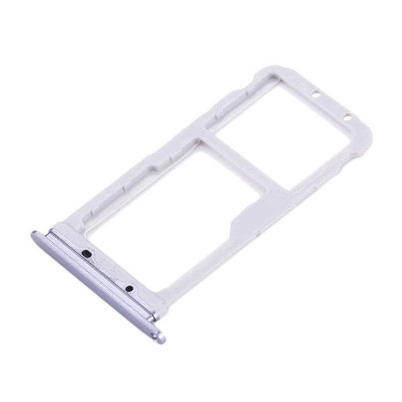 For Huawei Honor 9 SIM Card Tray & SIM / Micro SD Card Tray(Grey)