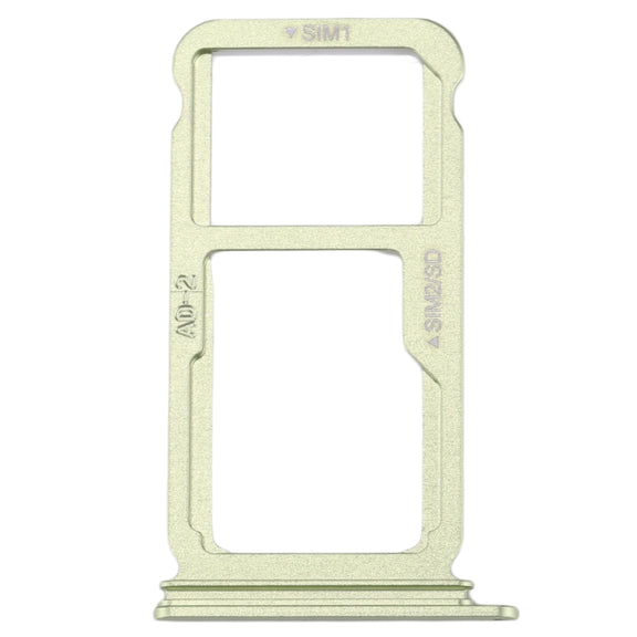 For Huawei P10 Plus SIM Card Tray & SIM / Micro SD Card Tray(Green)