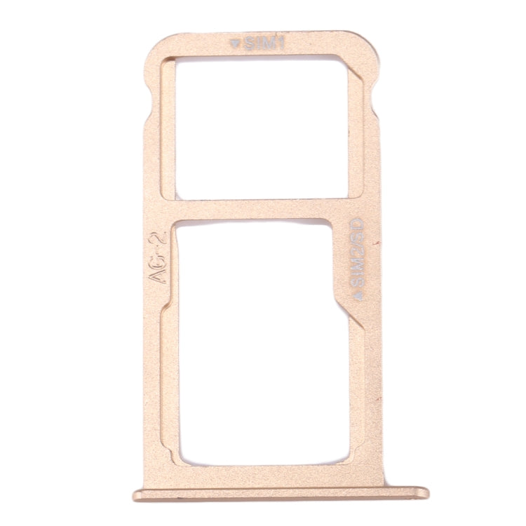 For Huawei P10 SIM Card Tray & SIM / Micro SD Card Tray(Gold)