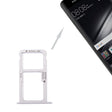 For Huawei Mate 9 SIM Card Tray & SIM / Micro SD Card Tray(Silver) - Card Socket by PMc TechLife | Online Shopping South Africa | PMc TechLife | Buy Now Pay Later Mobicred
