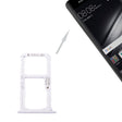 For Huawei Mate 9 SIM Card Tray & SIM / Micro SD Card Tray(White) - Card Socket by PMc TechLife | Online Shopping South Africa | PMc TechLife | Buy Now Pay Later Mobicred
