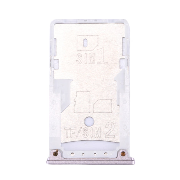 For Xiaomi Redmi 4 SIM & SIM / TF Card Tray(Grey)