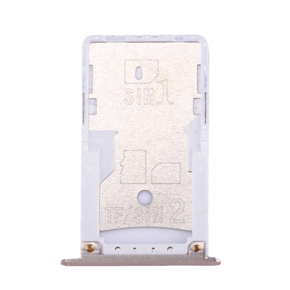 For Xiaomi Redmi Note 4 SIM & SIM / TF Card Tray(Gold)