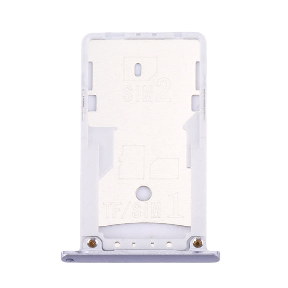For Xiaomi Redmi Note 3 (Qualcomm Version) SIM & SIM / TF Card Tray(Grey)
