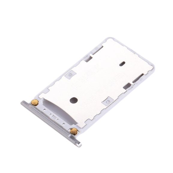 For Xiaomi Redmi Note 3 (Qualcomm Version) SIM & SIM / TF Card Tray(Silver)