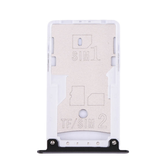 For Xiaomi Redmi Note 4X SIM & SIM / TF Card Tray(Black)