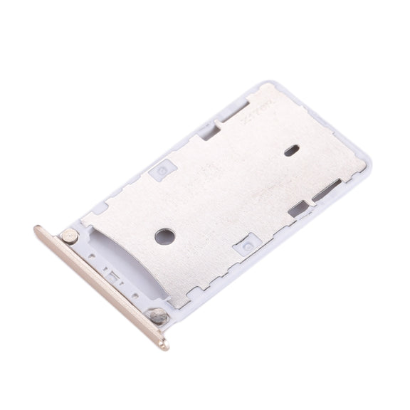 For Xiaomi Redmi Note 4X SIM & SIM / TF Card Tray(Gold)