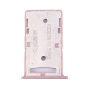 For Xiaomi Redmi 4A SIM & SIM / TF Card Tray(Rose Gold)