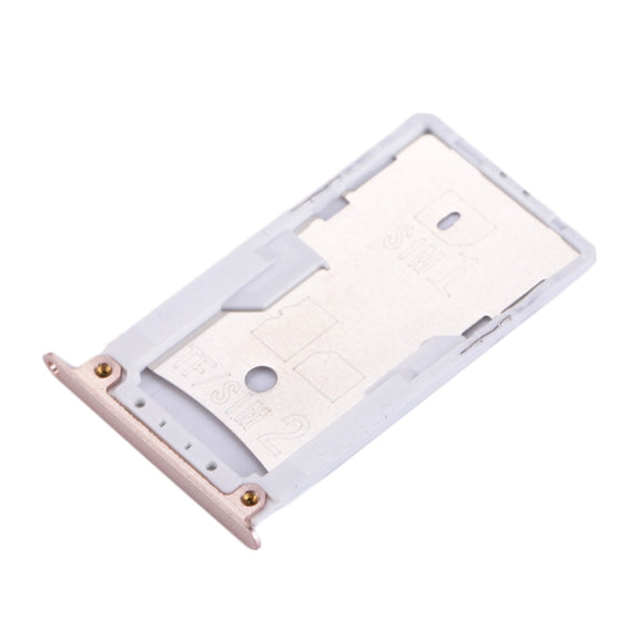 For Xiaomi Redmi 4X SIM & SIM / TF Card Tray(Gold)