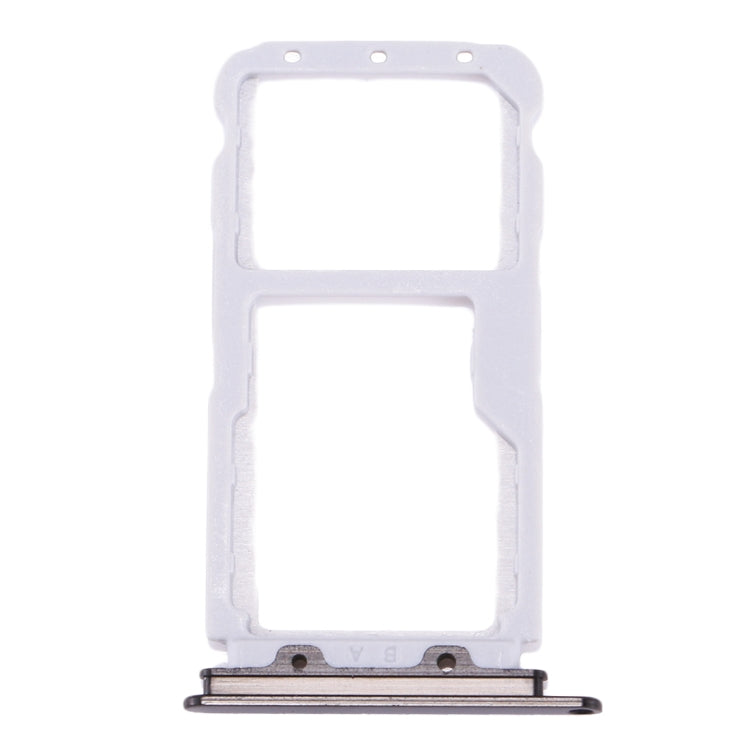 For Huawei nova 2 SIM Card Tray & SIM / Micro SD Card Tray(Black)