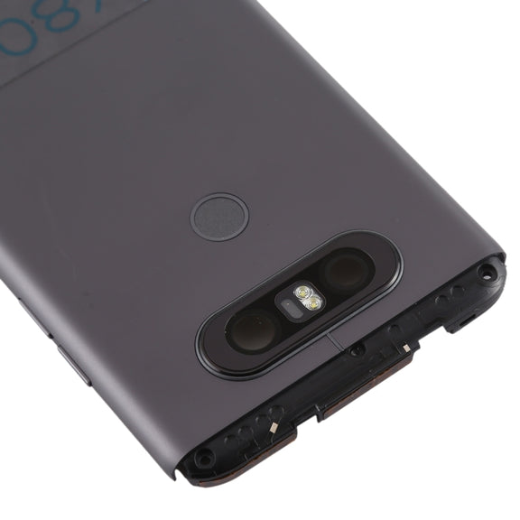 Battery Back Cover with Camera Lens & Fingerprint Sensor for LG V20 Mini(Grey)