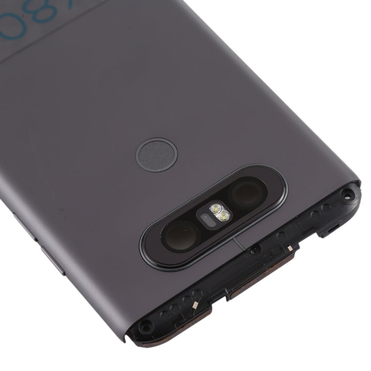 Battery Back Cover with Camera Lens & Fingerprint Sensor for LG V20 Mini(Grey)