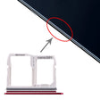 SIM Card Tray + Micro SD Card Tray for LG V40 ThinQ (Red) - free shipping - PMc TechLife - Order now!