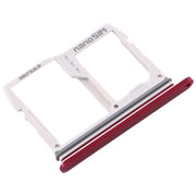 SIM Card Tray + Micro SD Card Tray for LG V40 ThinQ (Red)