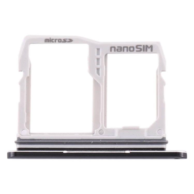 SIM Card Tray + Micro SD Card Tray for LG V50 ThinQ 5G(Black)