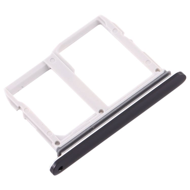 SIM Card Tray + Micro SD Card Tray for LG V50 ThinQ 5G(Black)