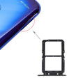 SIM Card Tray + SIM Card Tray for Huawei Honor View 20 (Honor V20) (Black) - Card Socket by PMc TechLife | Online Shopping South Africa | PMc TechLife | Buy Now Pay Later Mobicred