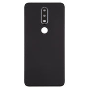 Battery Back Cover with Camera Lens for Nokia X6 (2018) / 6.1 Plus TA-1099 TA-1103(Black)
