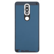 Battery Back Cover with Camera Lens for Nokia X6 (2018) / 6.1 Plus TA-1099 TA-1103(Blue)