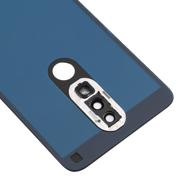 Battery Back Cover with Camera Lens for Nokia X6 (2018) / 6.1 Plus TA-1099 TA-1103(Blue)