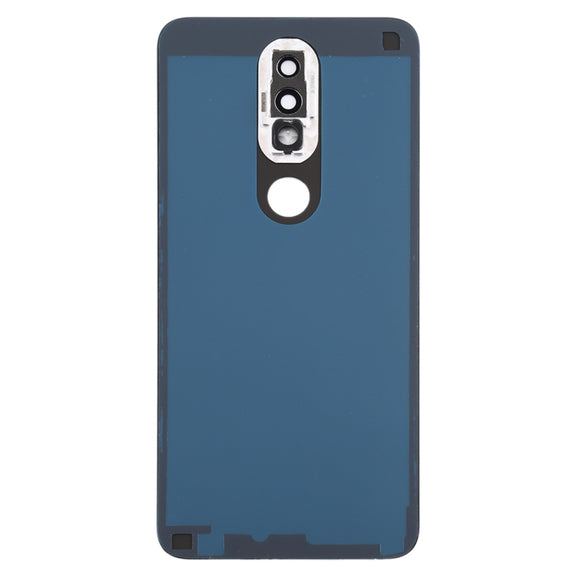 Battery Back Cover with Camera Lens for Nokia X6 (2018) / 6.1 Plus TA-1099 TA-1103(White)