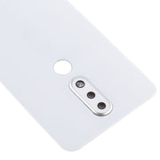 Battery Back Cover with Camera Lens for Nokia X6 (2018) / 6.1 Plus TA-1099 TA-1103(White)