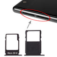 SIM Card Tray + Micro SD Card Tray for Nokia  3 TA-1020 TA-1028 TA-1032 TA-1038(Black) - Card Tray by PMc TechLife | Online Shopping South Africa | PMc TechLife | Buy Now Pay Later Mobicred