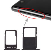 SIM Card Tray + Micro SD Card Tray for Nokia  3 TA-1020 TA-1028 TA-1032 TA-1038(Black)