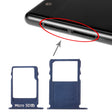SIM Card Tray + Micro SD Card Tray for Nokia  3 TA-1020 TA-1028 TA-1032 TA-1038(Blue) - Card Tray by PMc TechLife | Online Shopping South Africa | PMc TechLife | Buy Now Pay Later Mobicred