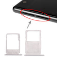 SIM Card Tray + Micro SD Card Tray for Nokia  3 TA-1020 TA-1028 TA-1032 TA-1038(Silver) - Card Tray by PMc TechLife | Online Shopping South Africa | PMc TechLife | Buy Now Pay Later Mobicred