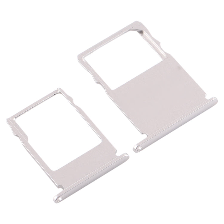 SIM Card Tray + Micro SD Card Tray for Nokia  3 TA-1020 TA-1028 TA-1032 TA-1038(Silver)