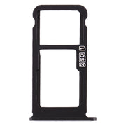 SIM Card Tray + SIM Card Tray / Micro SD Card Tray for Nokia 7.1 / TA-1100 TA-1096 TA-1095 TA-1085 TA-1097 (Black)