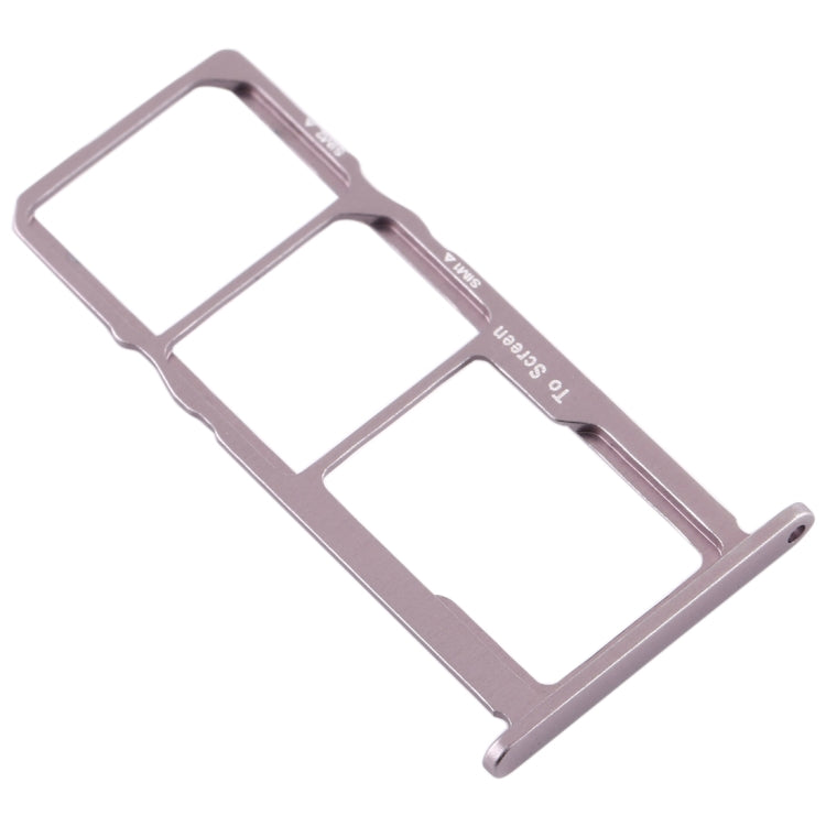 SIM Card Tray + SIM Card Tray + Micro SD Card Tray for Nokia 3.2 TA-1156 TA-1159 TA-1164 (Silver)