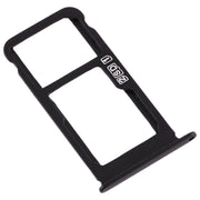 SIM Card Tray + SIM Card Tray / Micro SD Card Tray for Nokia X6 (2018) / TA-1099 / 6.1 Plus (Black)